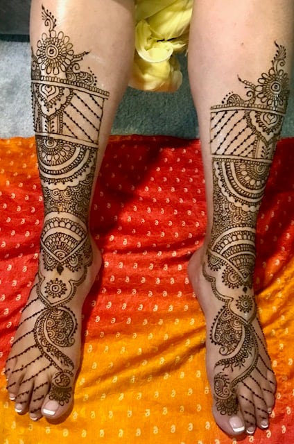 Feet Bridal Mehandi 
