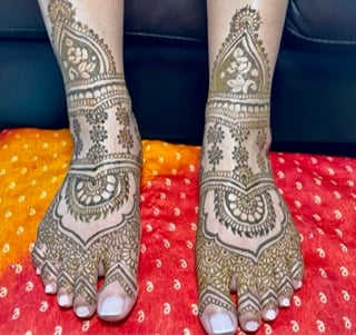 bridal feet
